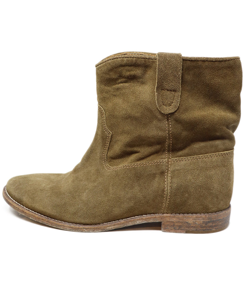 Isabel Marant Tan Suede Booties 1