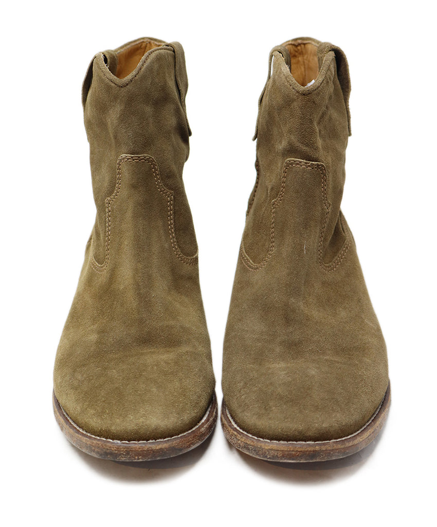 Isabel Marant Tan Suede Booties 3