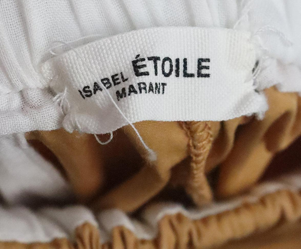 Isabel Marant Gold Cotton Pants 2