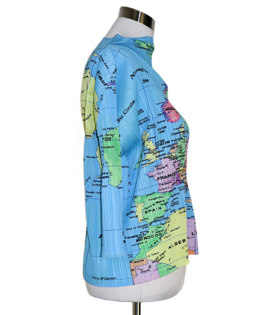 Issey Miyake Atlas Print Blouse 1