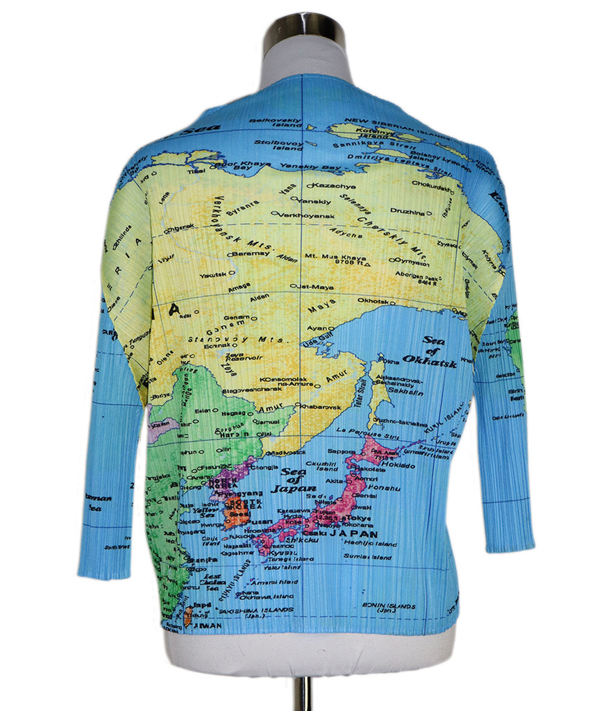 Issey Miyake Atlas Print Blouse 2
