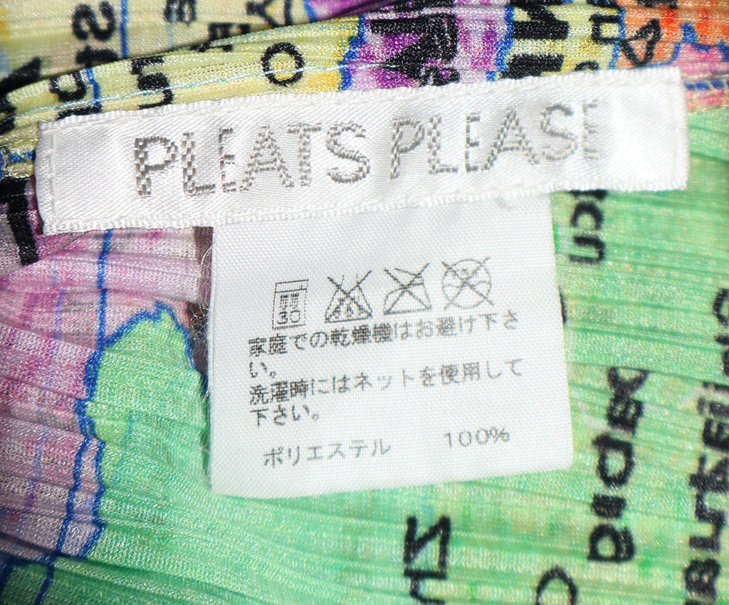 Issey Miyake Atlas Print Blouse 3