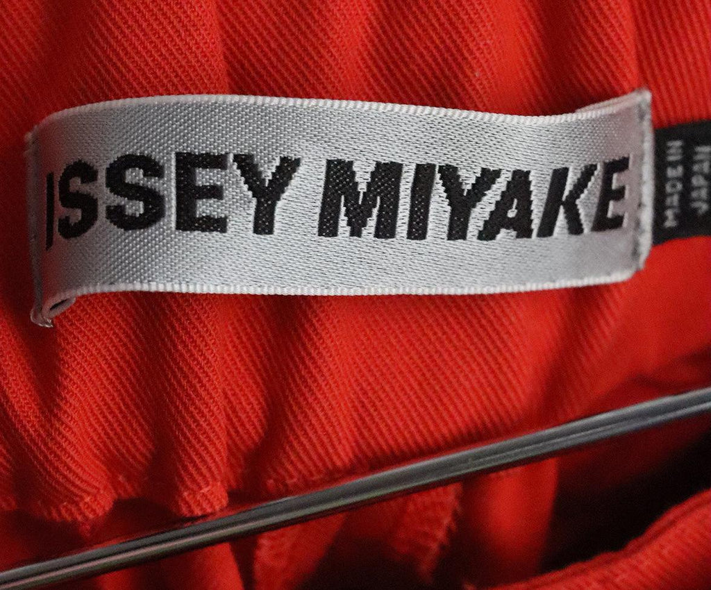 Issey Miyake Red Cotton Pants 2