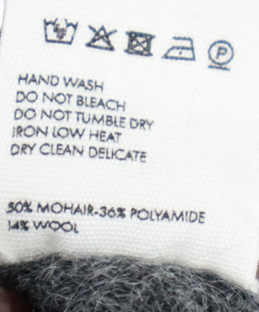 Jacquemus Grey Mohair Cropped Cardigan 4