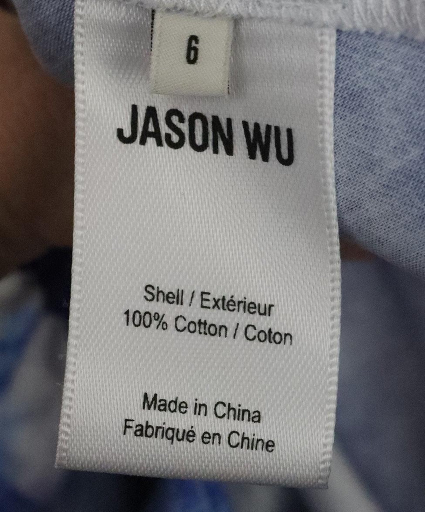 Jason Wu Blue & White Print Dress sz 6 - Michael's Consignment NYC