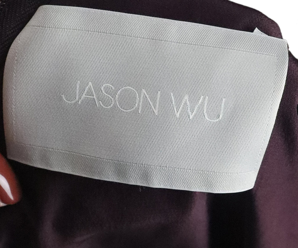 Jason Wu Plum Print Silk Dress 3