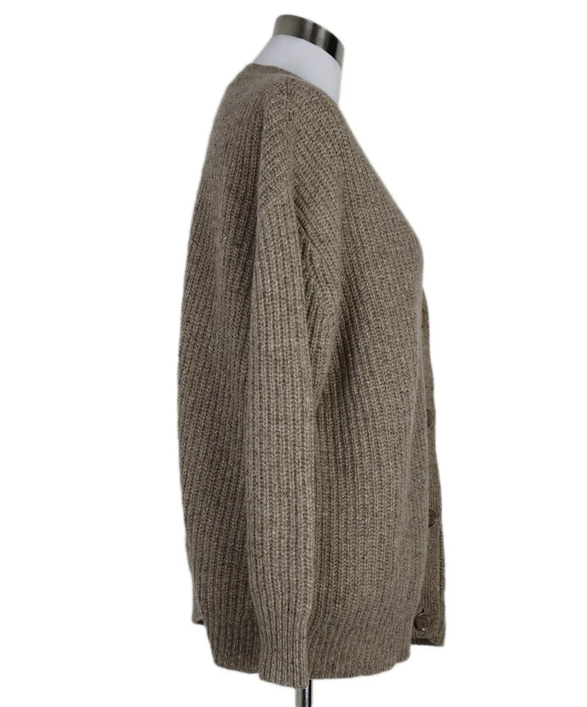 Jenni Kayne Oatmeal Cashmere Cardigan sz 4 - Michael's Consignment NYC