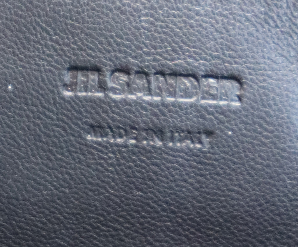 Jil Sander Beige Canvas & Black Leather Handbag 6