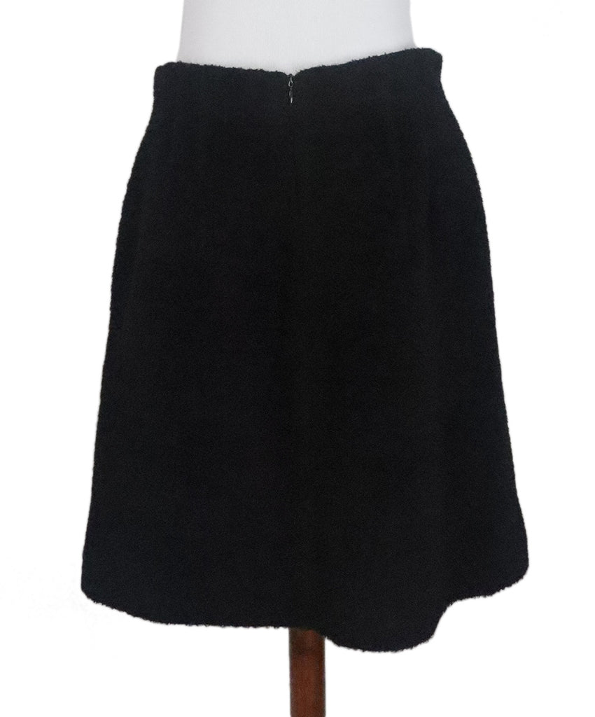 Jil Sander Black Alpaca Wool Skirt 2