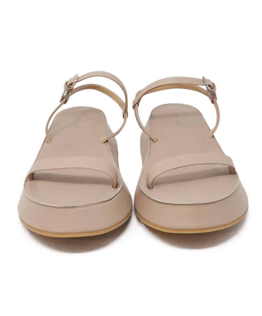 Jil Sander Tan Leather Sandals sz 10 - Michael's Consignment NYC
