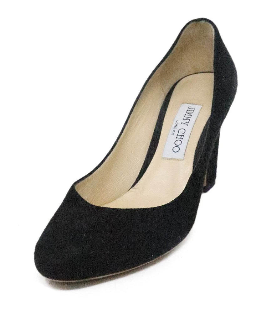 Jimmy Choo Black Suede Heels sz 8 - Michael's Consignment NYC