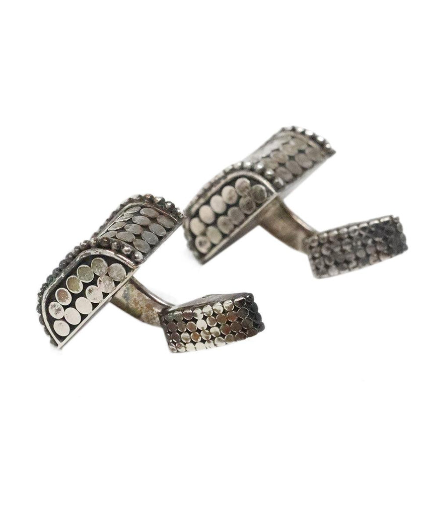 John Hardy Sterling Silver Cuff Links - Michael's Consignment NYC