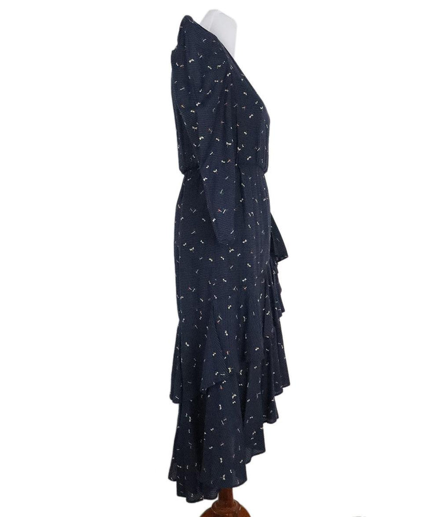 Joie Navy Dragonfly Print Dress sz 2 - Michael's Consignment NYC