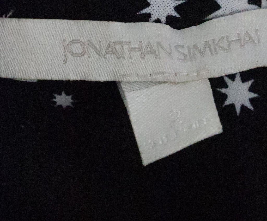 Jonathan Simkhai Black & White Star Print Dress 3