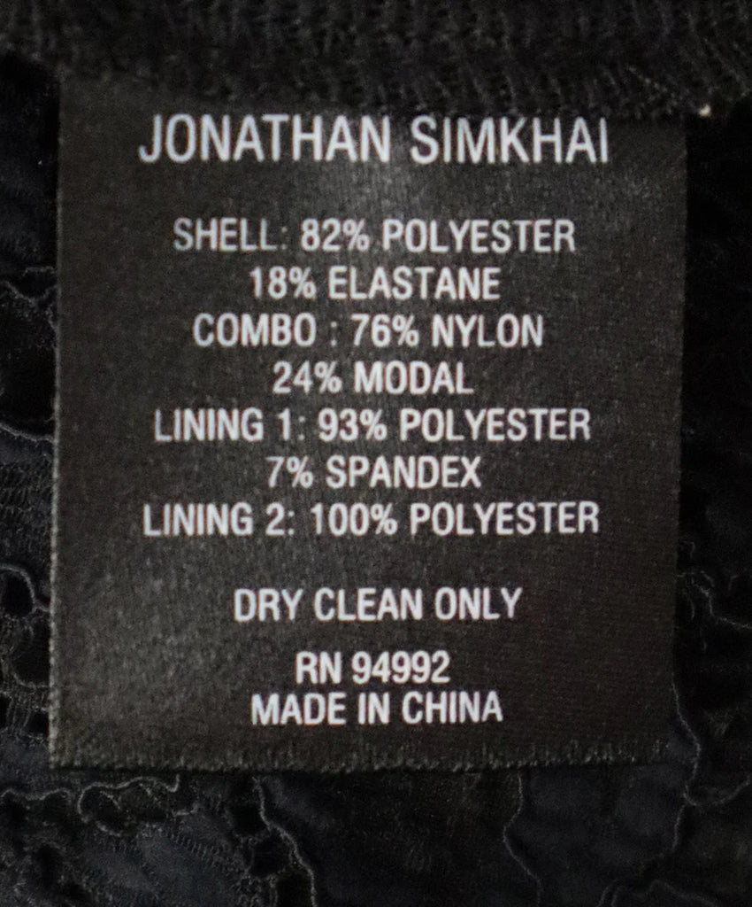 Jonathan Simkhai Black Lace Dress sz 6 - Michael's Consignment NYC