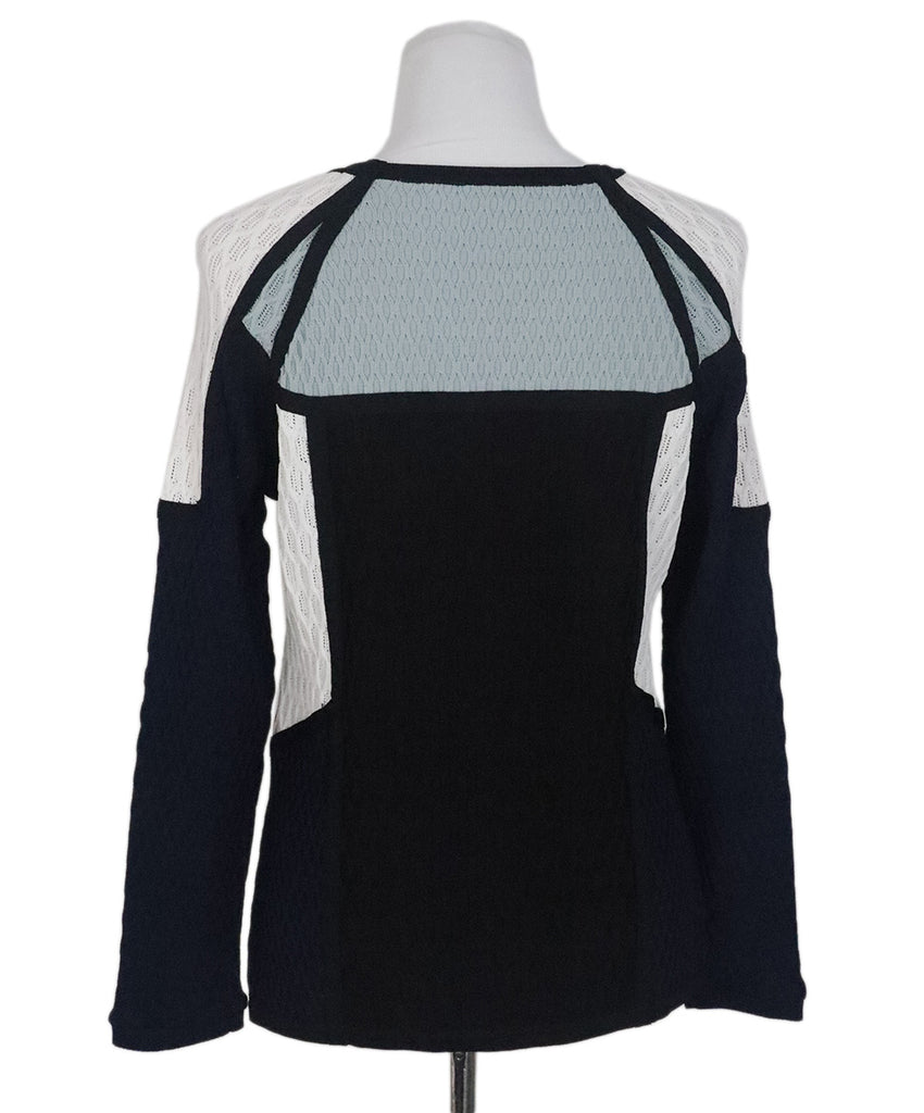 Jonathan Simkhai Blue Black & White Sweater 2