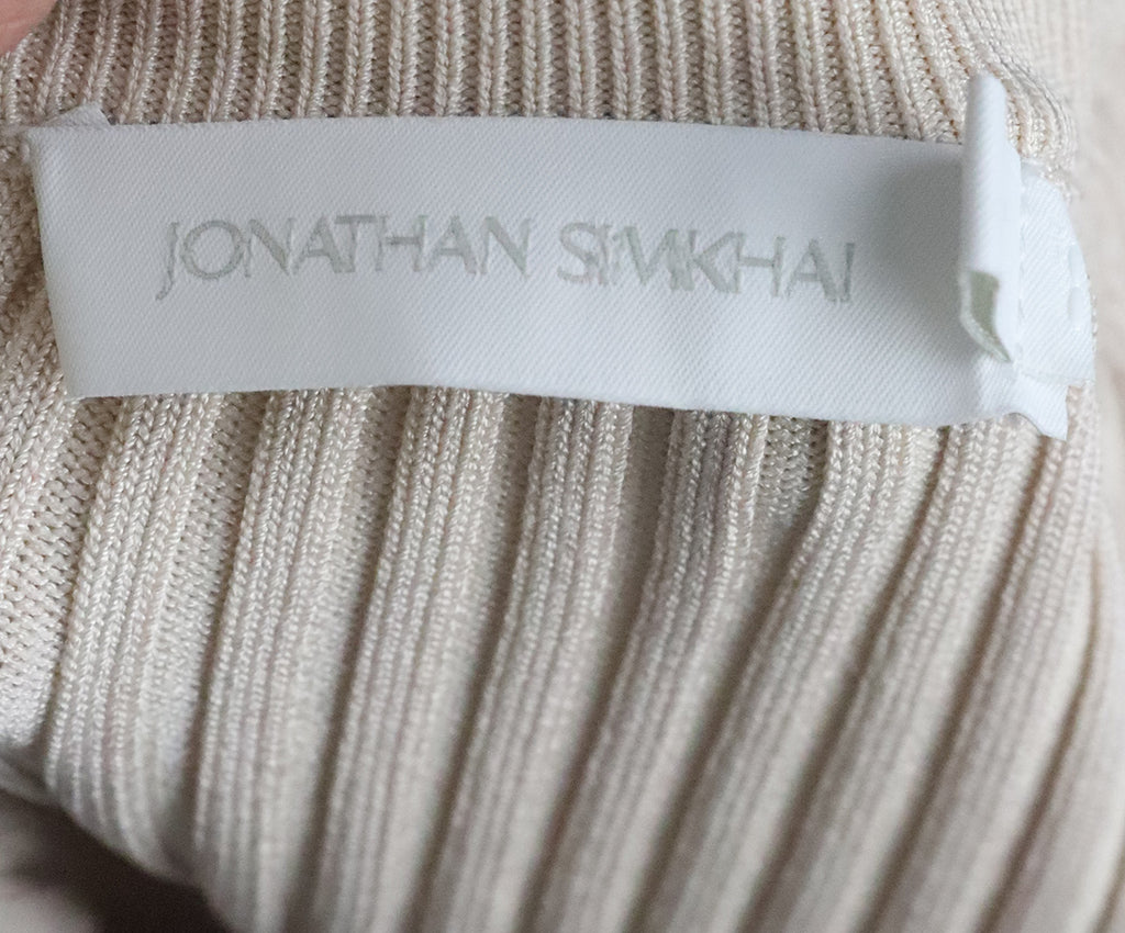 Jonathan Simkhai Pale Pink Ribbed Sweater Set 3