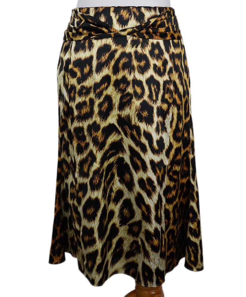 Justcavalli Animal Print Skirt 