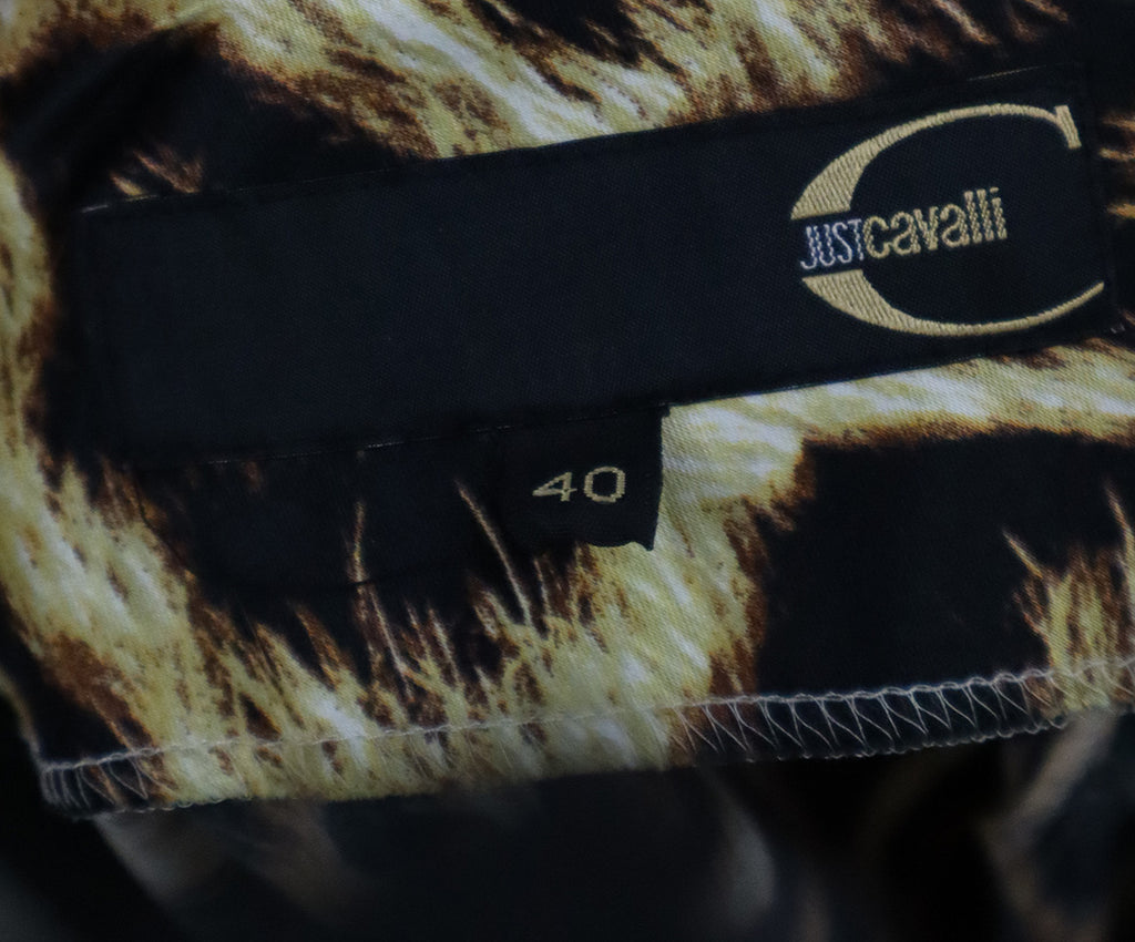 Justcavalli Animal Print Skirt 3