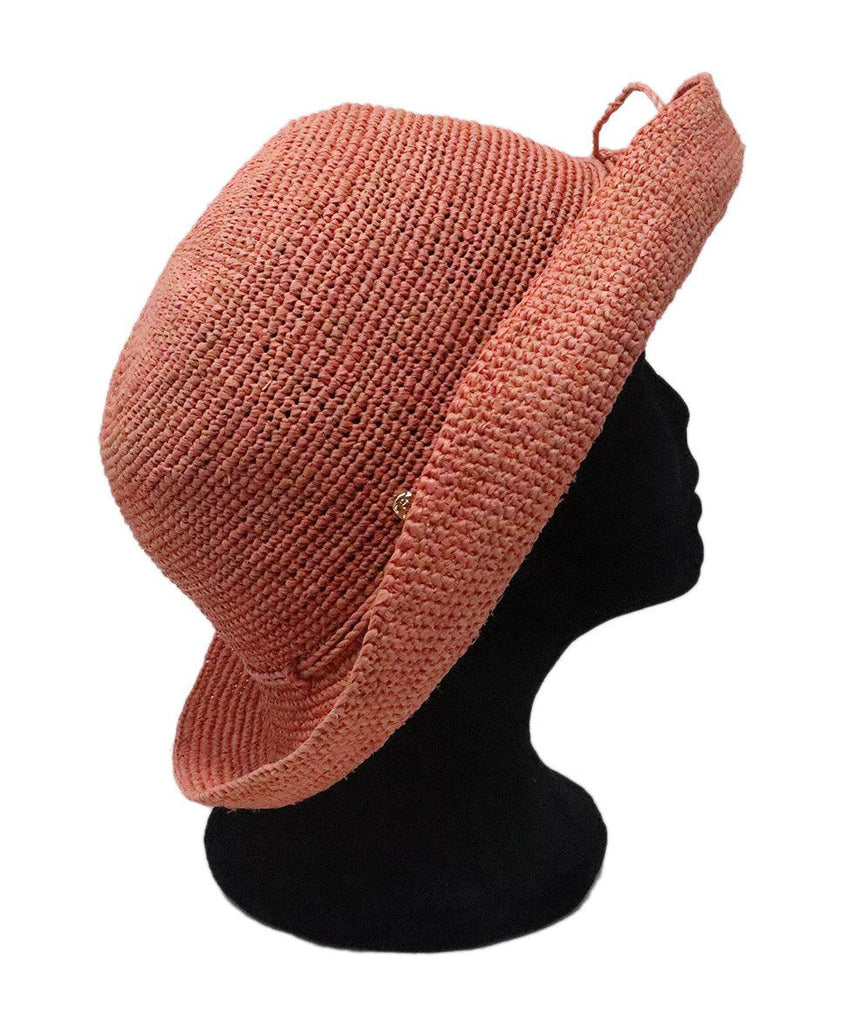 Kaminski Pink Raffia Hat 2