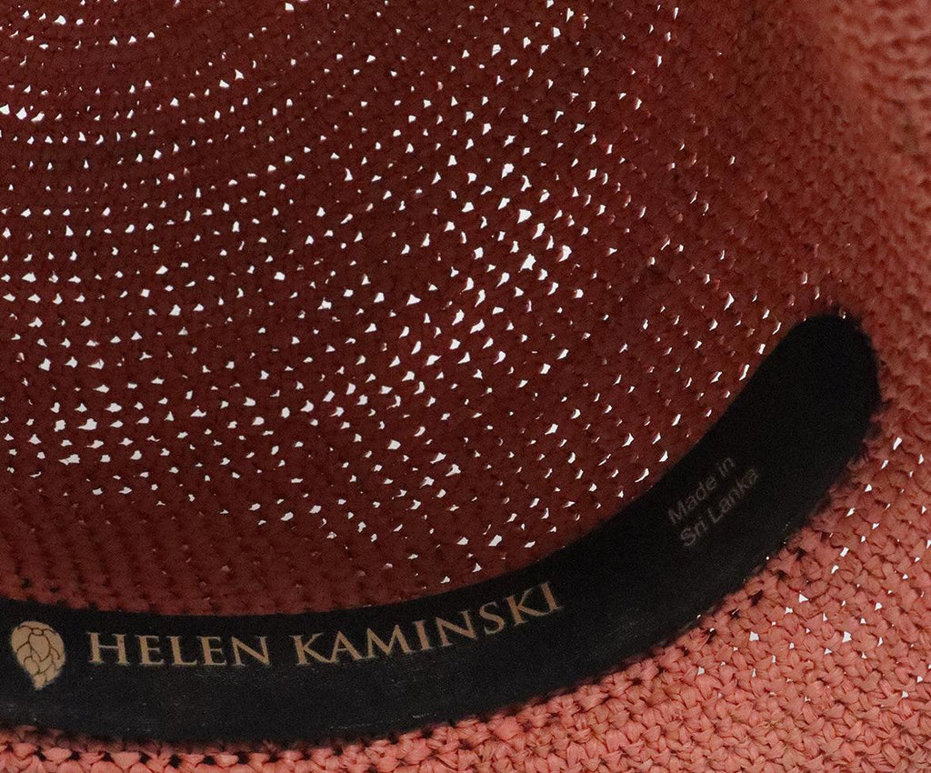 Kaminski Pink Raffia Hat 5