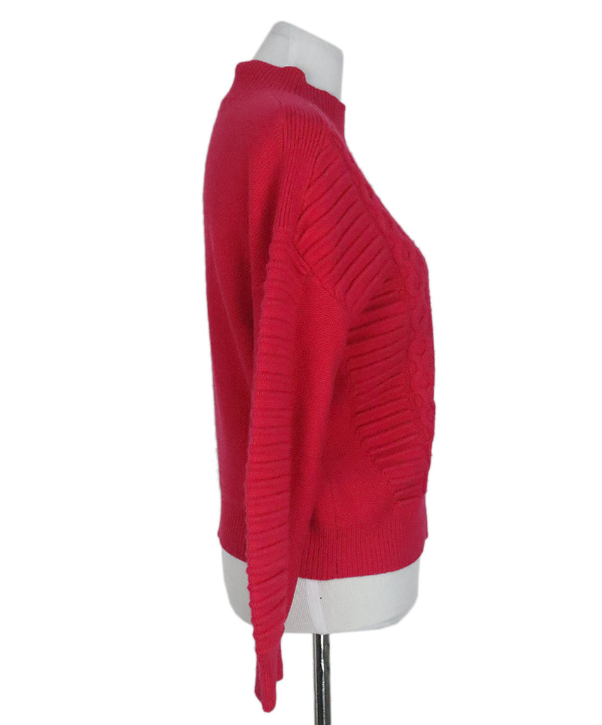 Karen Millen Fuchsia Wool Turtleneck Sweater 1