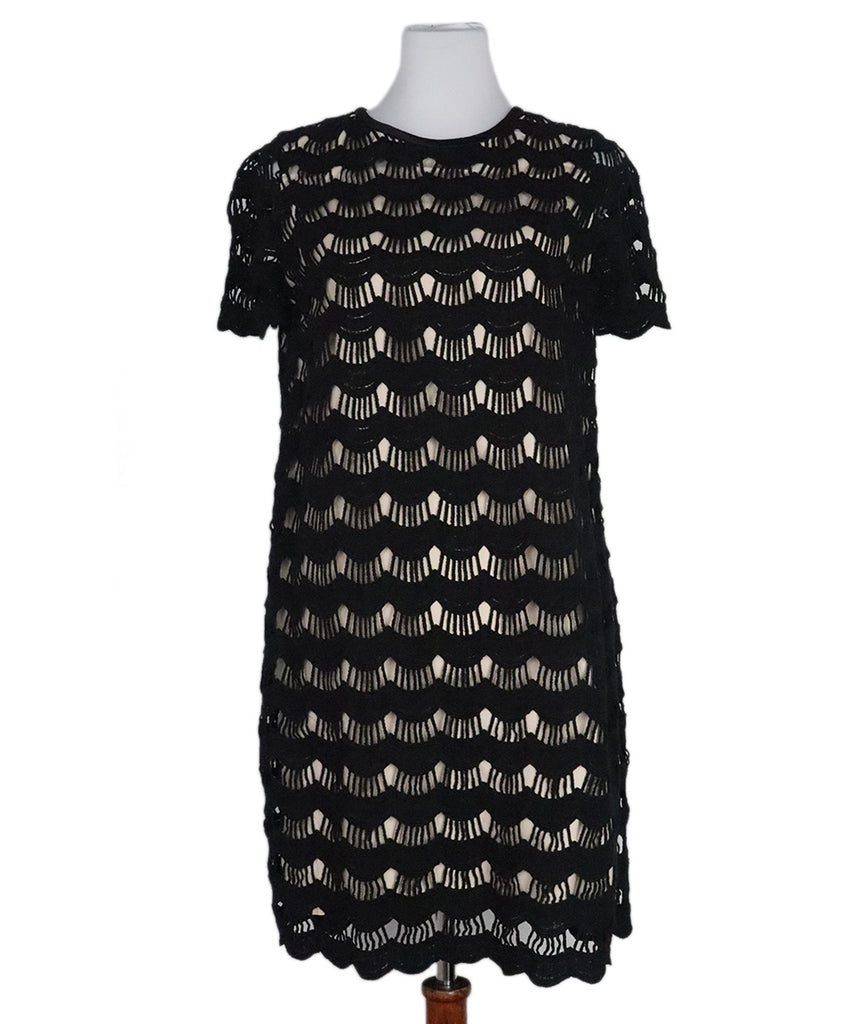 Kate Spade Black Crochette Dress 
