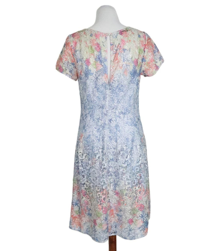 Kay Unger Pale Blue Lace Dress sz 10 - Michael's Consignment NYC