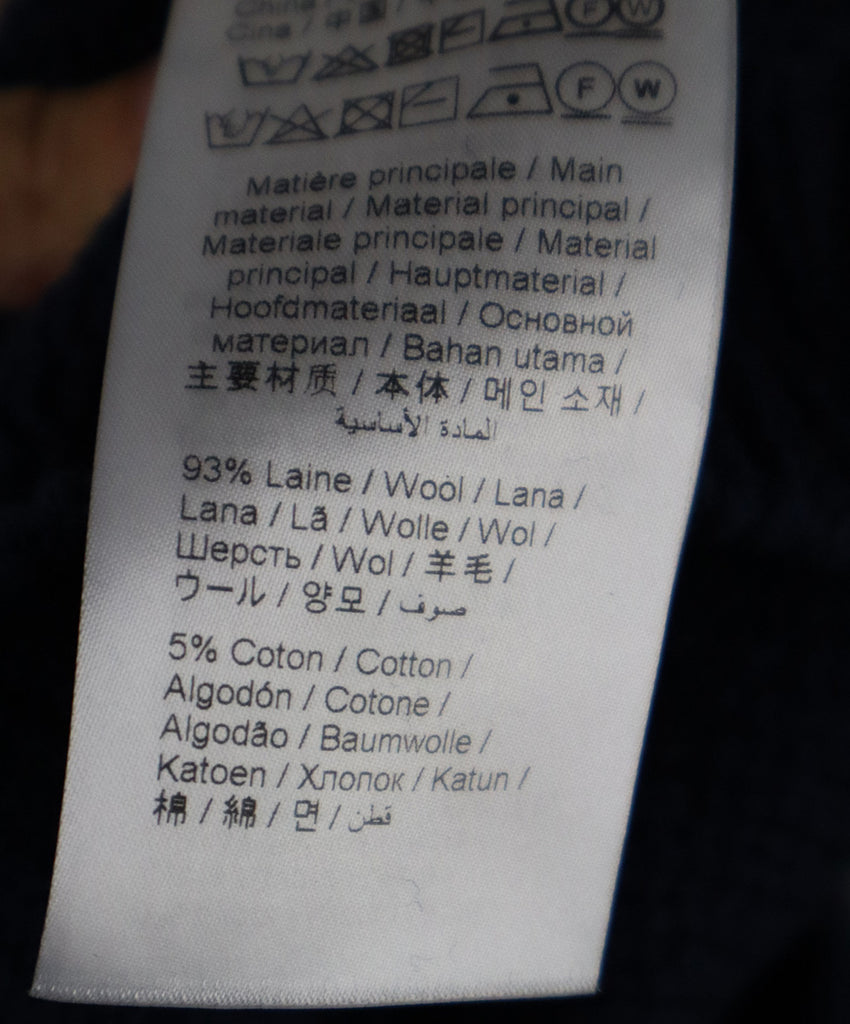 Kenzo Navy & Red Floral Knit Sweater 4