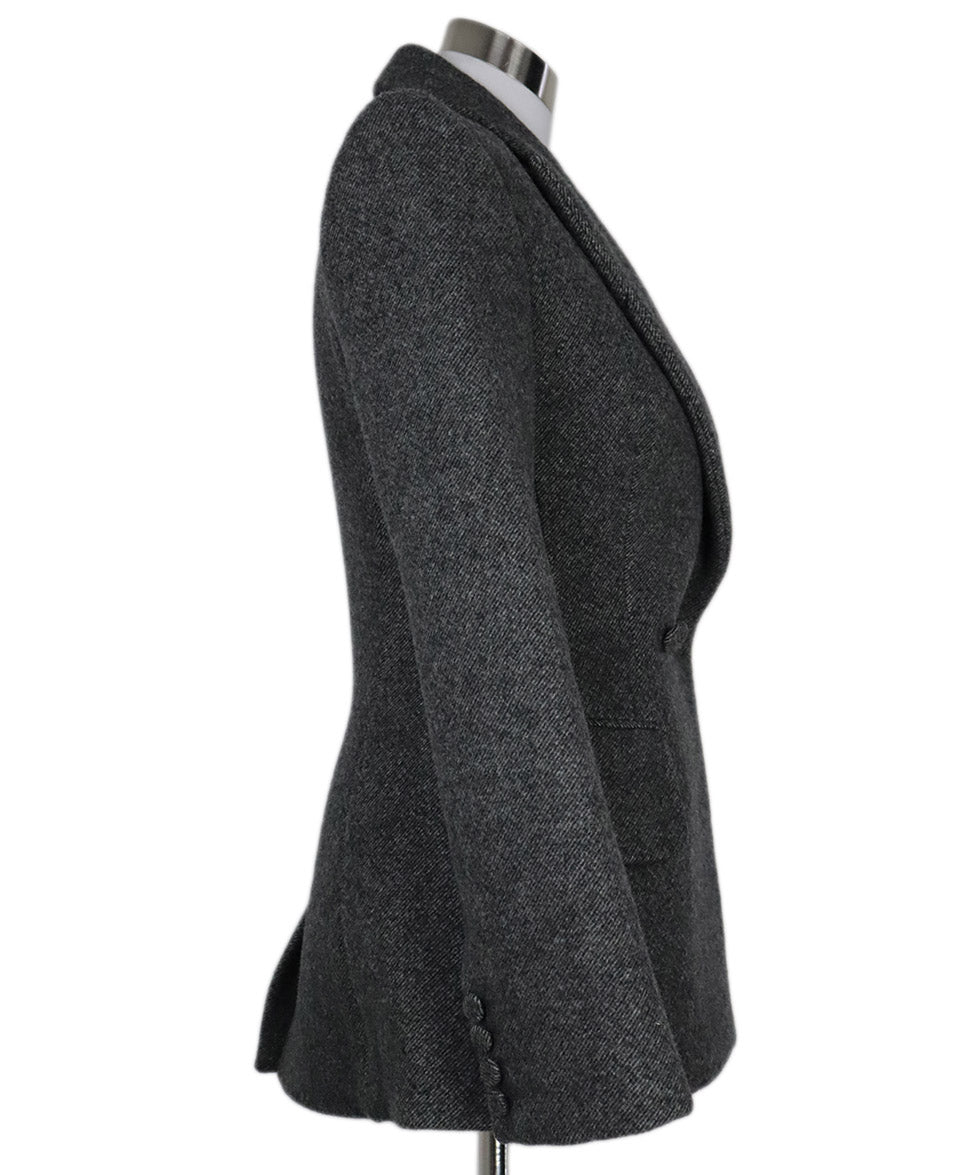 Khaite Grey Wool Blazer sz 2 – Michael's Consignment NYC Khaite Grey Wool Blazer sz 2 – Michael's Consignment NYC