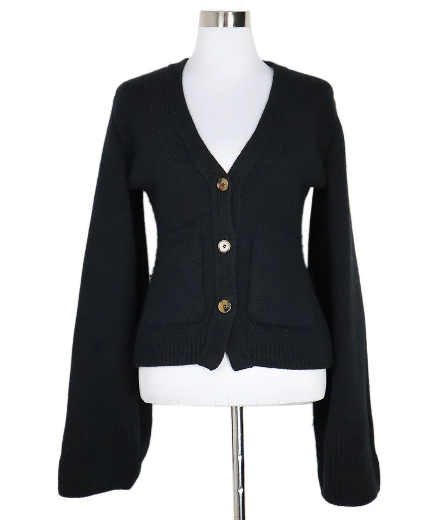 Khaite Black Cashmere Cardigan sz 4 - Michael's Consignment NYC