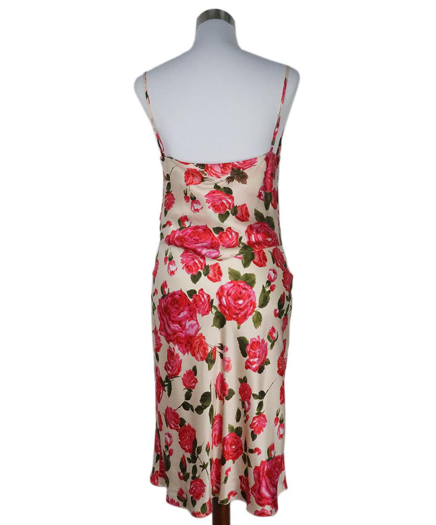 L'Agence Fuchsia & Green Floral Dress 2