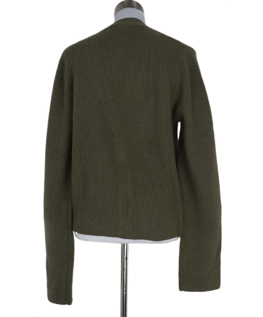 La Ligne Green Olive Cashmere Sweater 2