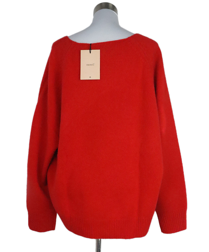 La Ligne Red Cashmere Sweater 2