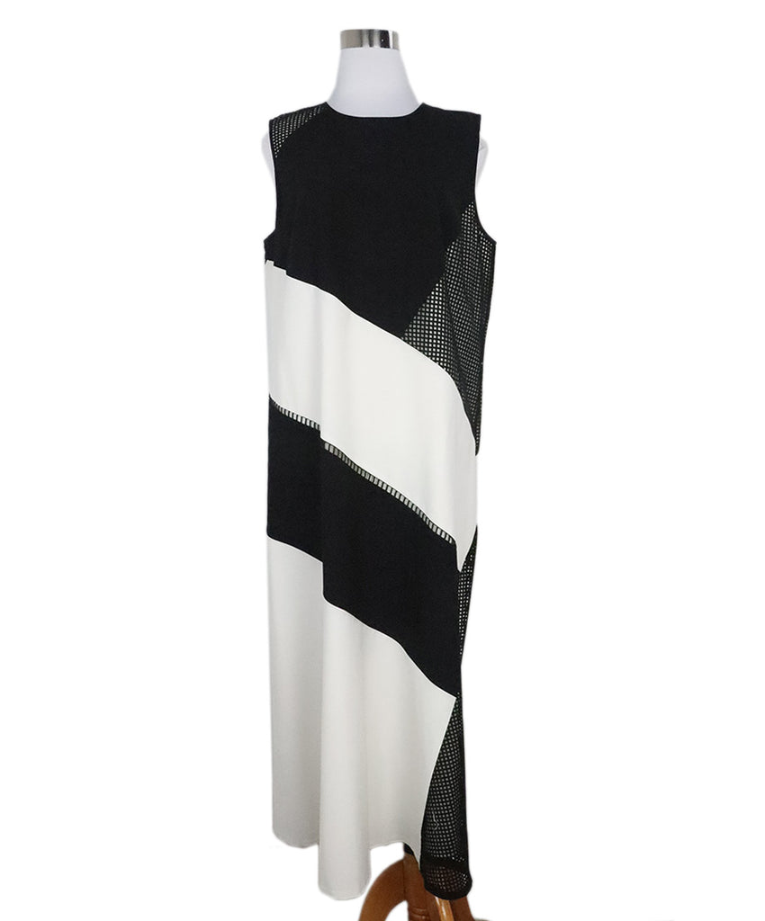 Lafayette Black & White Dress 
