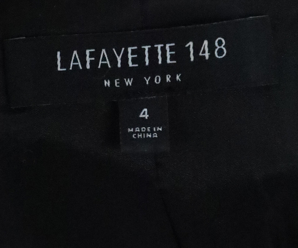 Lafayette 148 Black & White Striped Jacket 3