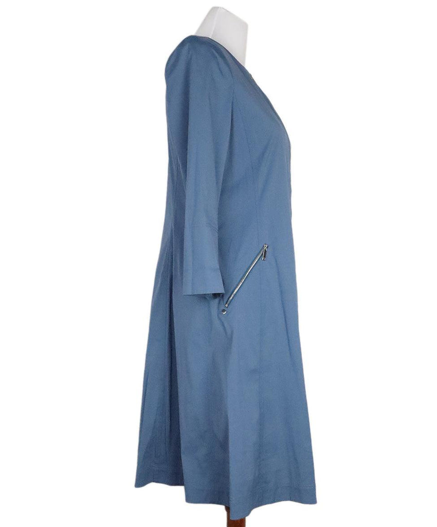 Lafayette Blue Cotton Dress 1
