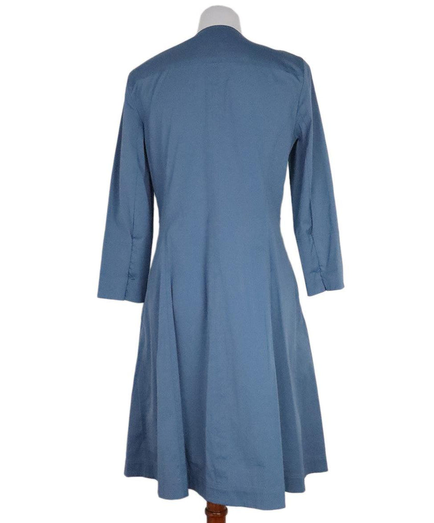 Lafayette Blue Cotton Dress 2