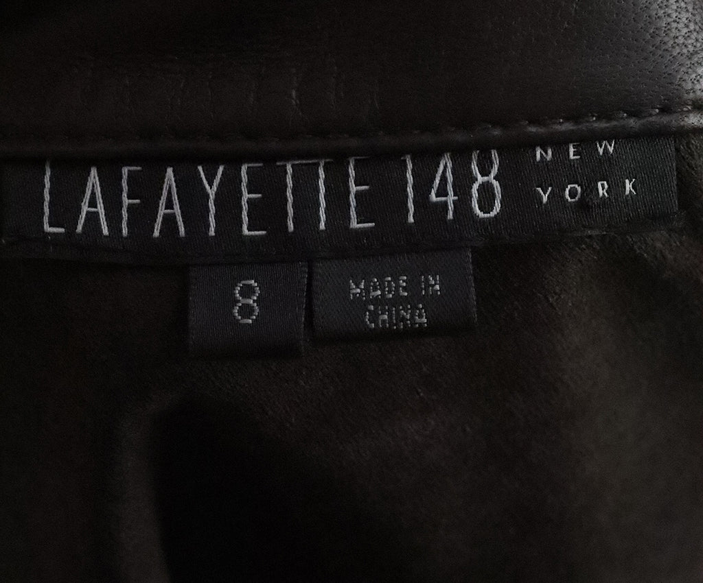 Lafayette Brown Leather Top 3