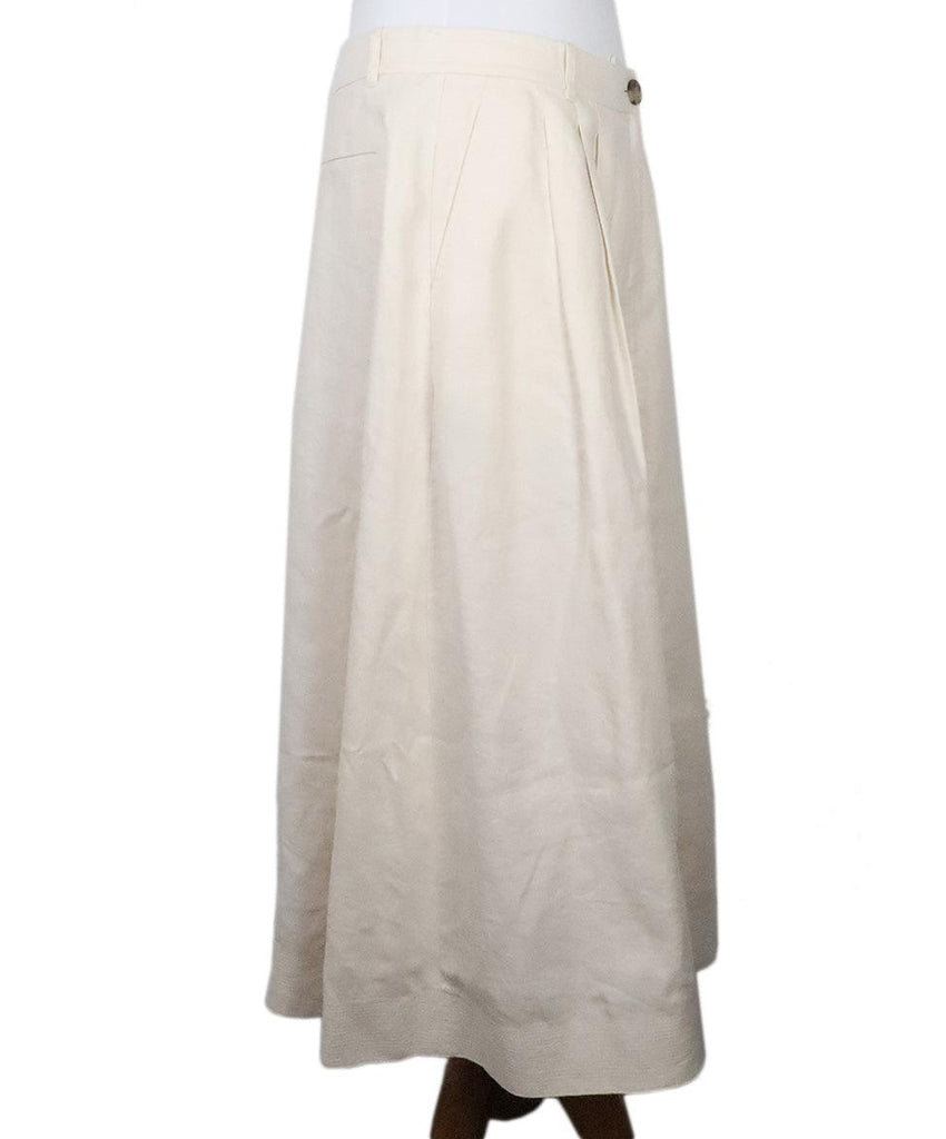 Lafayette Cream Linen Skirt 1