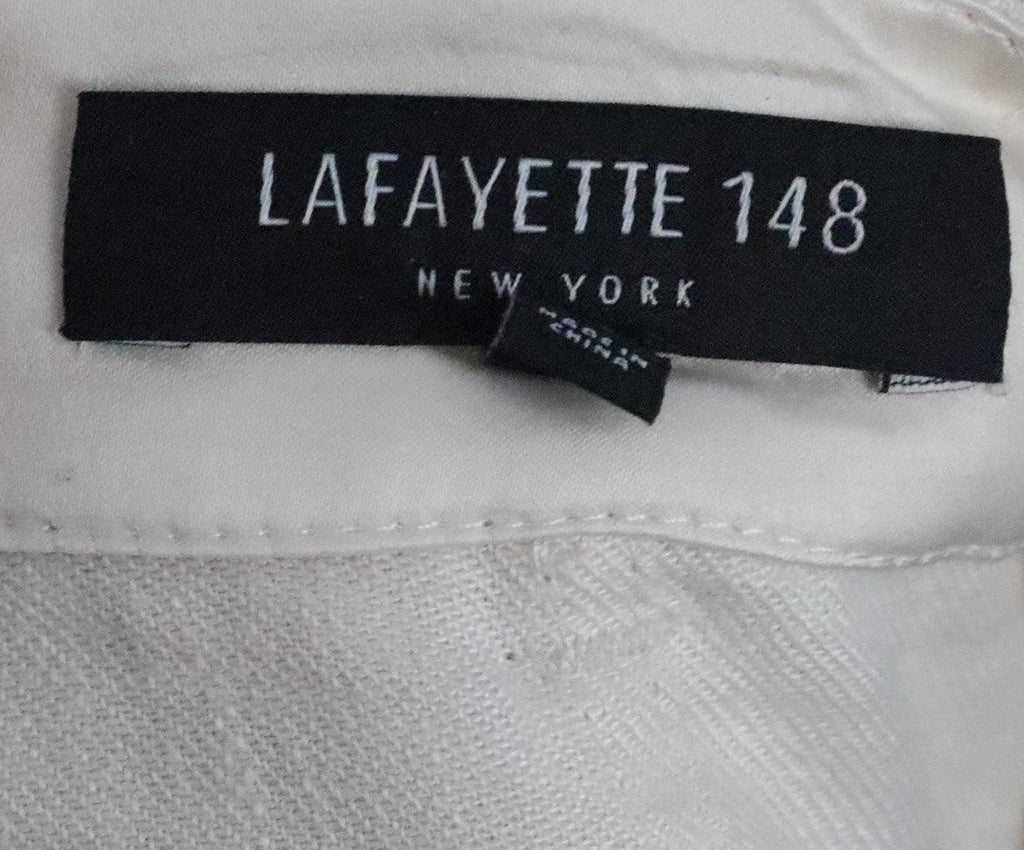 Lafayette Cream Linen Skirt 3