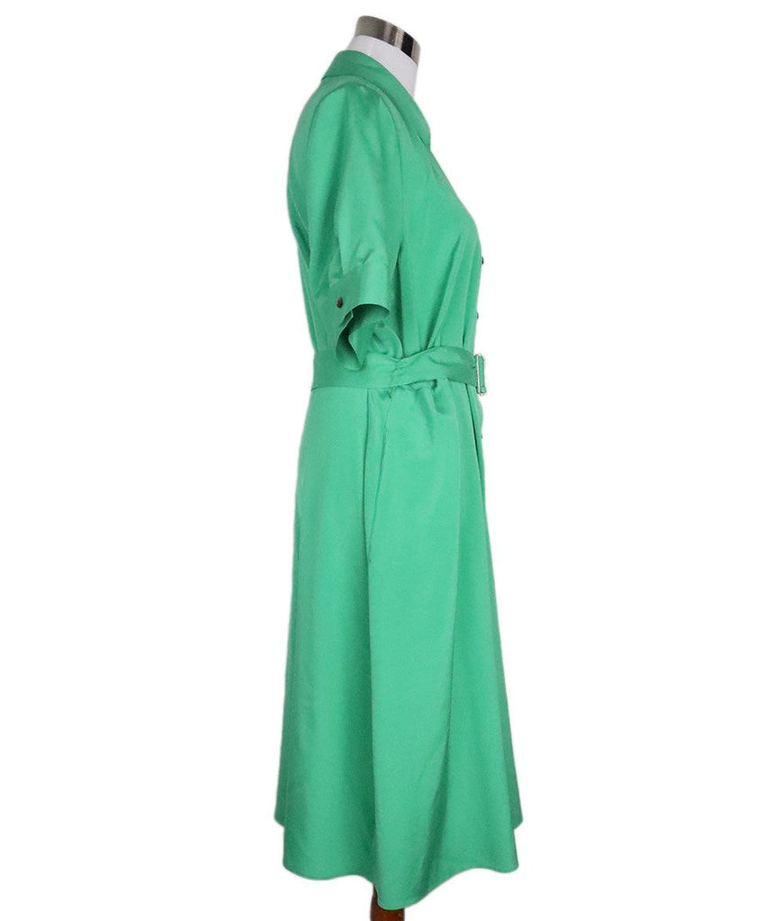 Lafayette Green Silk Dress 1