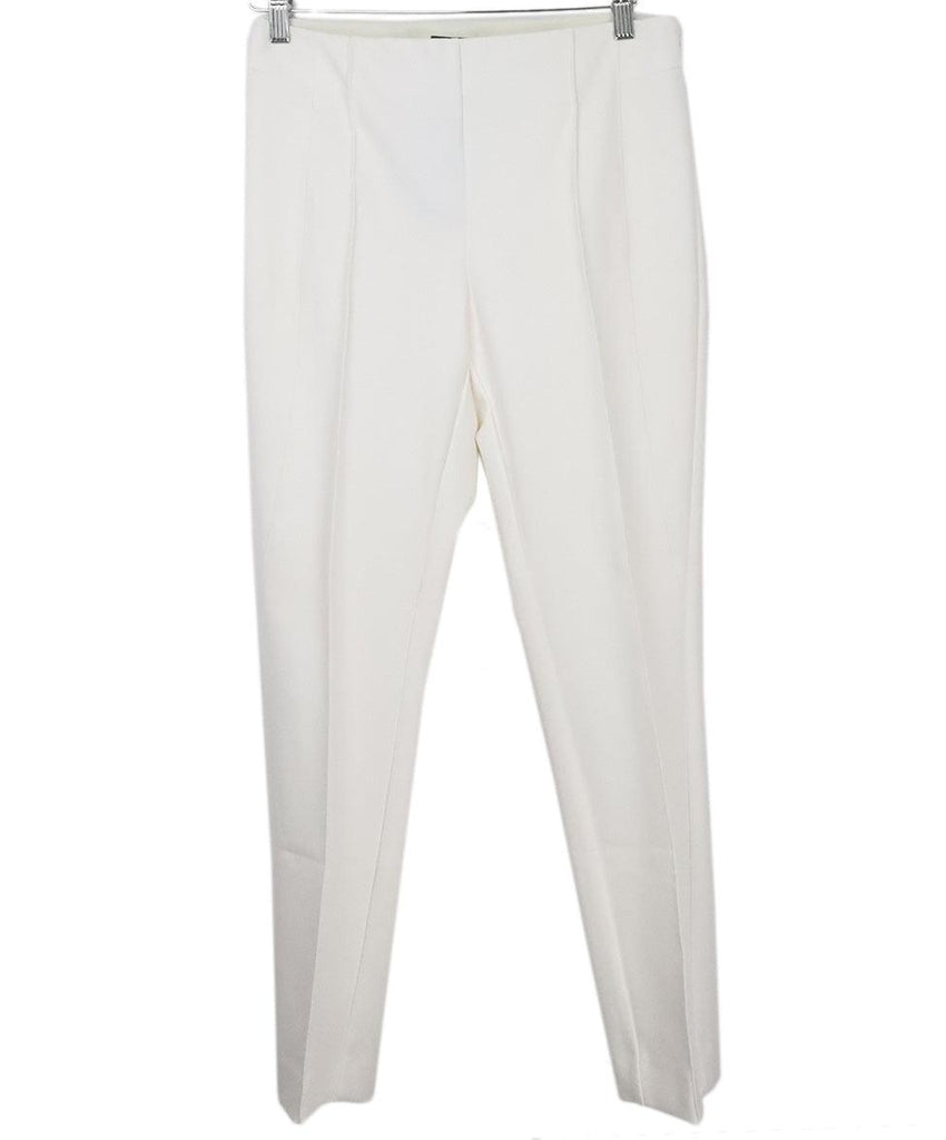 Lafayette White Spandex Pants sz 4 - Michael's Consignment NYC