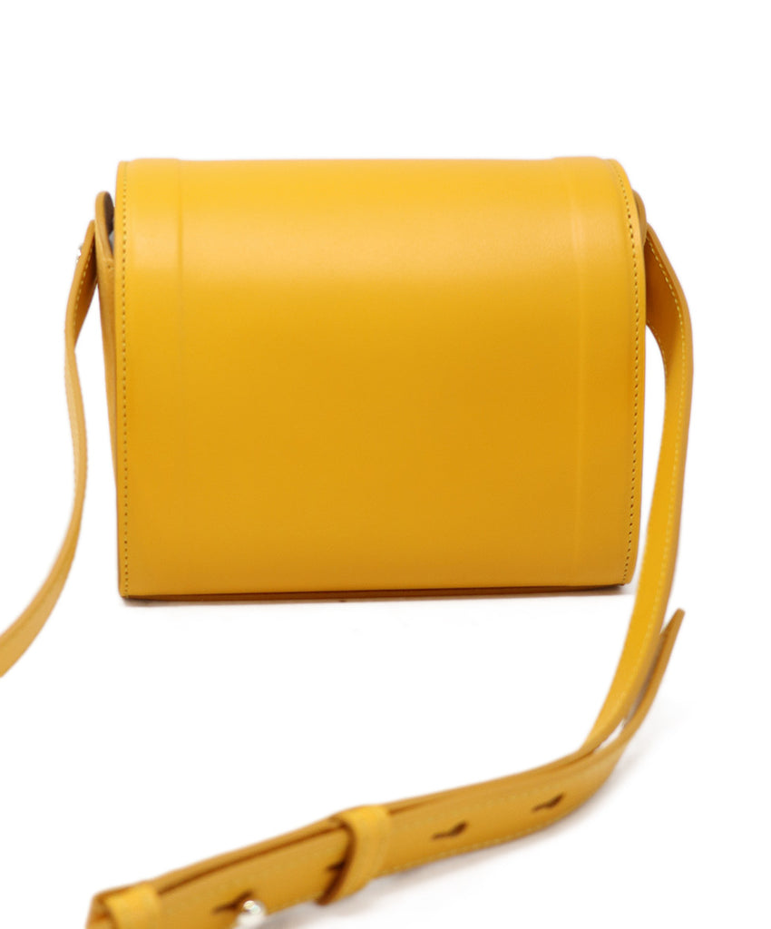 Lafayette Yellow Leather Icon Saddle Bag 2