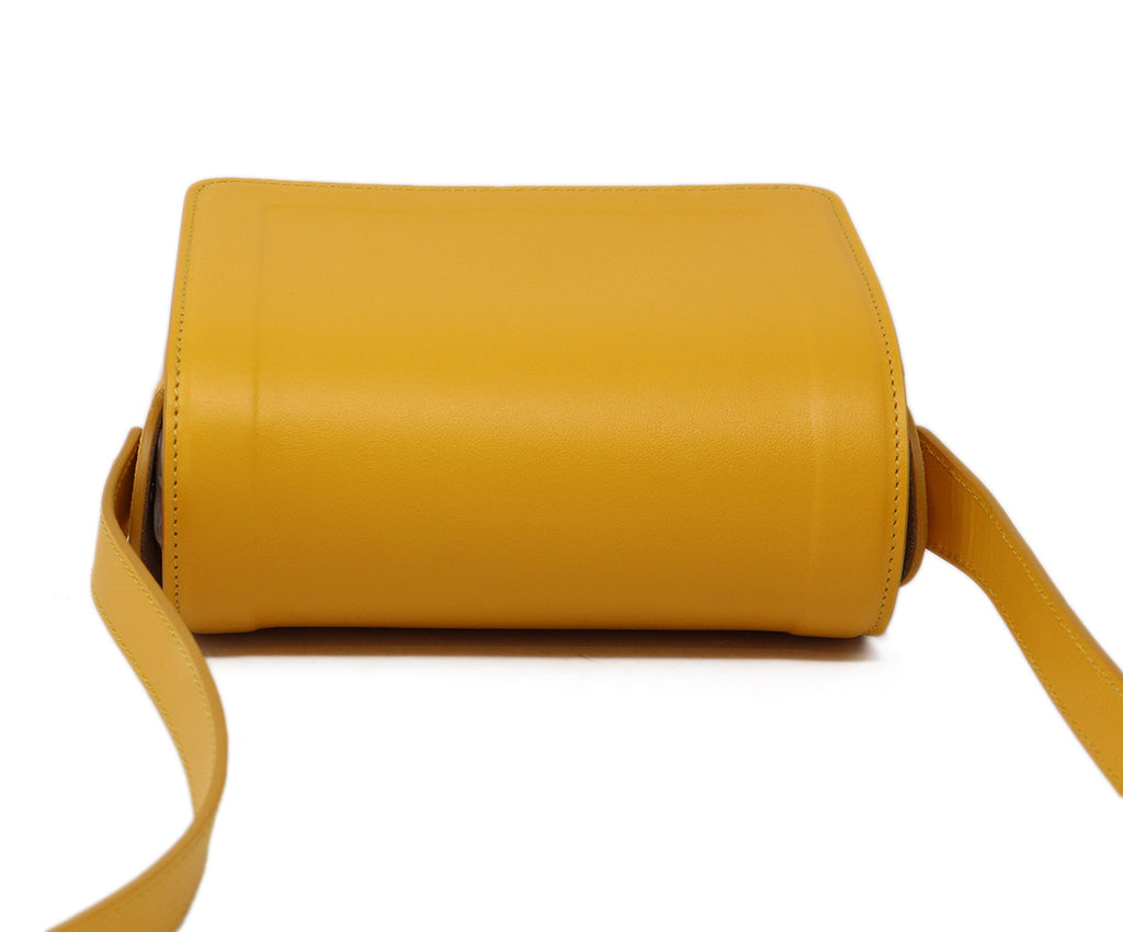 Lafayette Yellow Leather Icon Saddle Bag 4