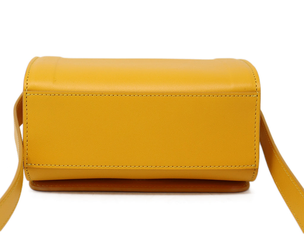 Lafayette Yellow Leather Icon Saddle Bag 3