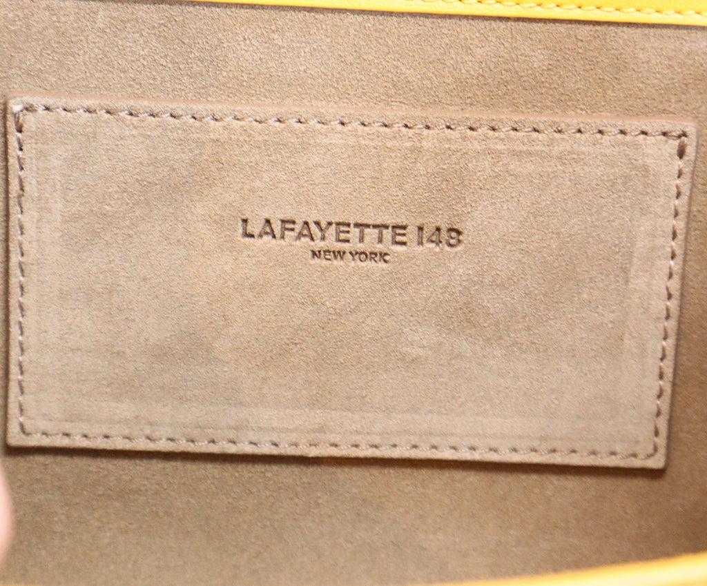 Lafayette Yellow Leather Icon Saddle Bag 6