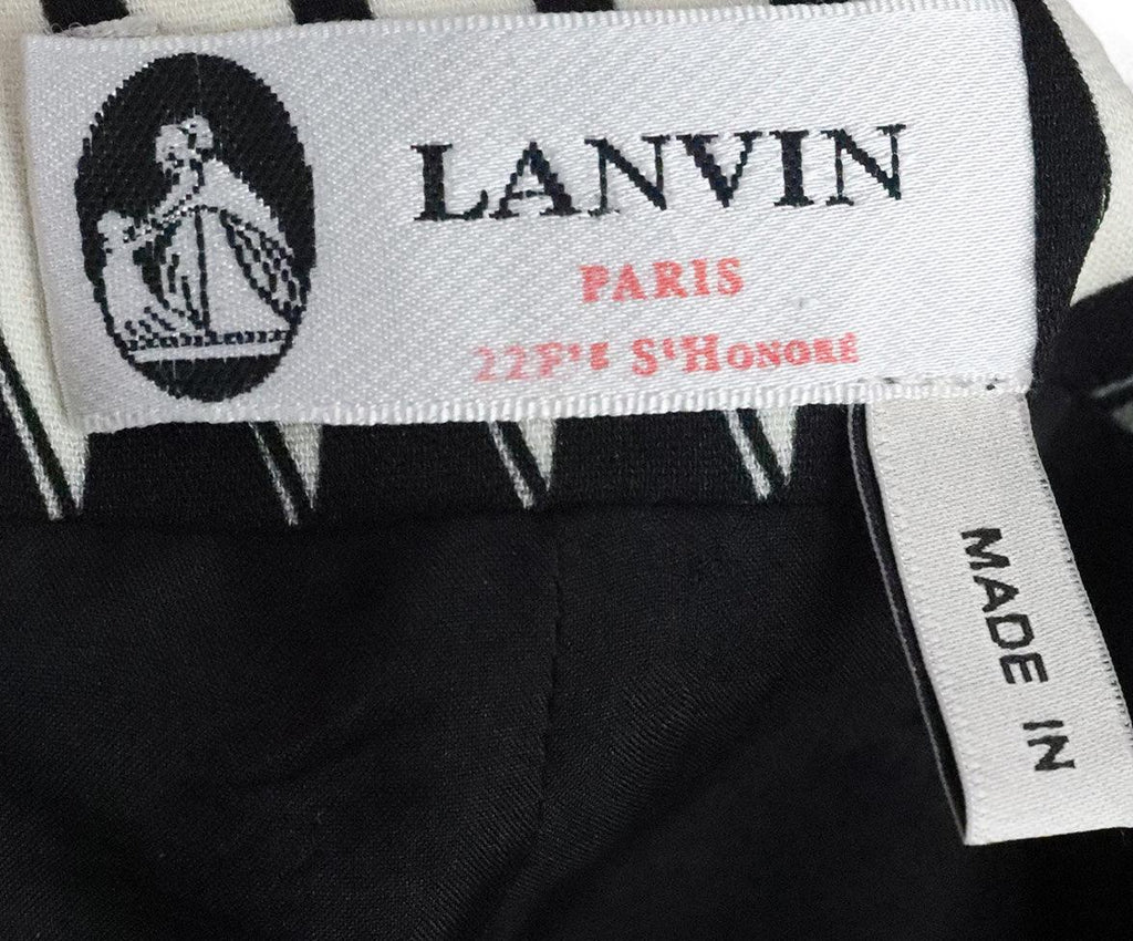 Lanvin Black & White Print Skirt 3