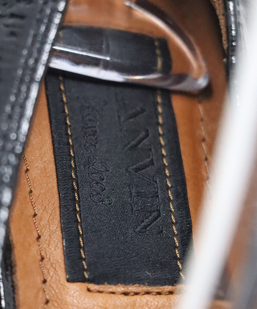 Lanvin Black Patent Leather Heels 4