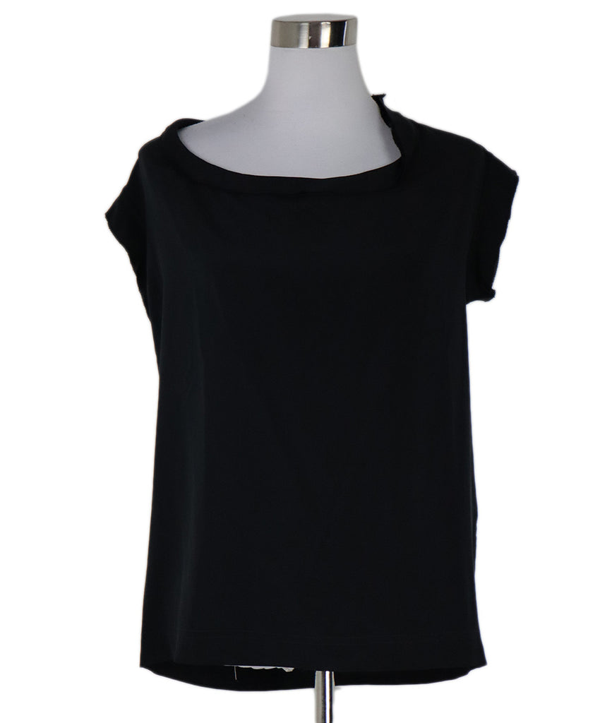 Lanvin Black Silk Top 
